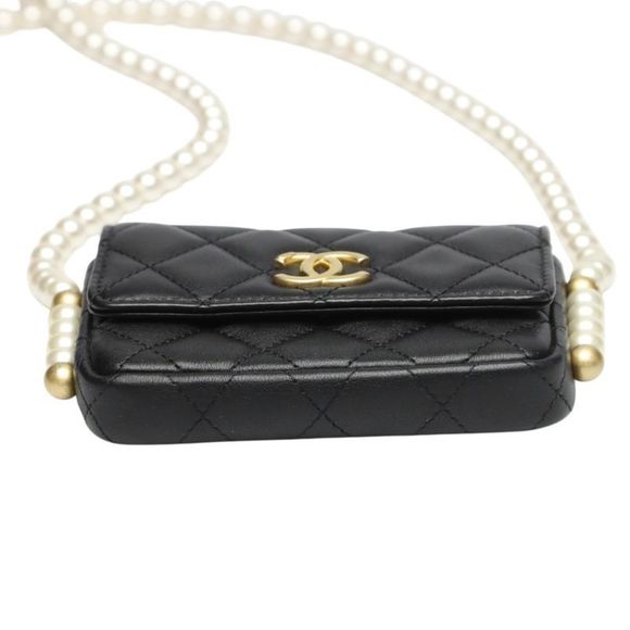 Chanel Mini Shoulder Bag Matelasse Shoulder Bag Chanel Black - Picture 5 of 14